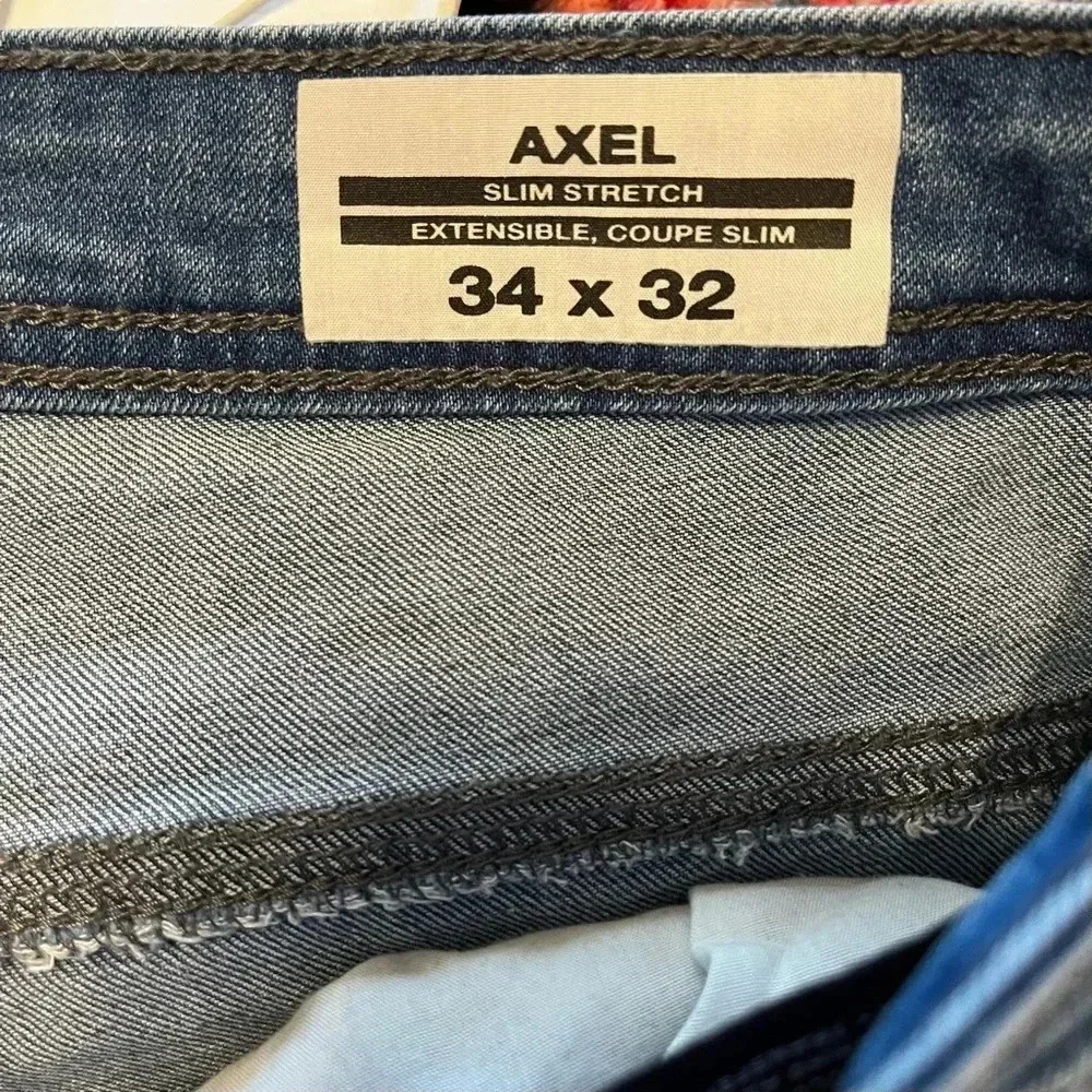 Buffalo David Bitton straight leg men's jeans size 34 X 32 in EUC RN149651